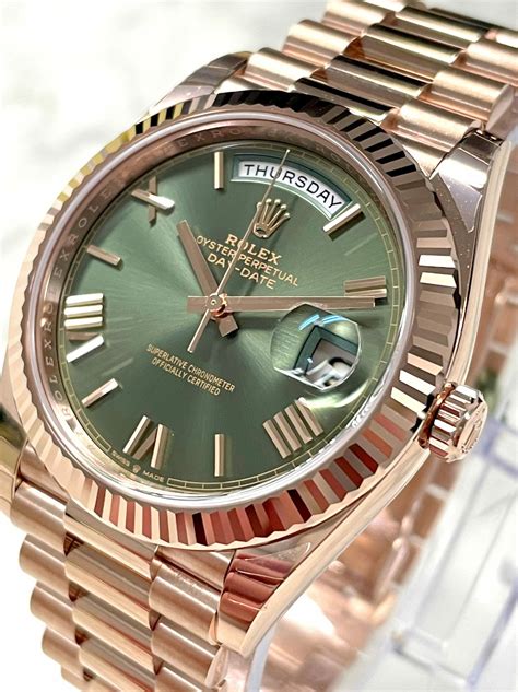 rolex anni 40 donna|rolex rose gold day date 40.